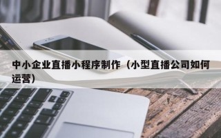 毕节中小企业直播小程序制作（小型直播公司如何运营）